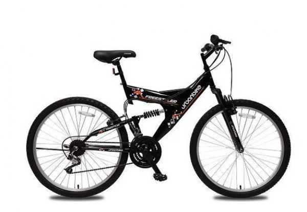 Salcano MTB Bicikl Urbanbike Freestyler 26'' crno-narandžasti (1126754)  POKUĆSTVO