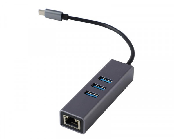 FAST ASIA Adapter-konvertor TIP C na 3xUSB 3.0+RJ45 meta IT KOMPONENTE I PERIFERIJA