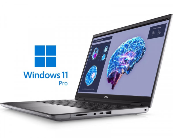 DELL Precision M7680 16'' FHD+ 500nits i9-13950HX 32GB 1TB SSD RTX 3500 12GB Backlit FP SC Win11Pro 3yr ProSupport LAPTOP  I DESKTOP RAČUNARI