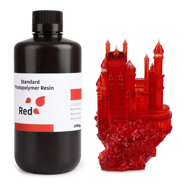 Standard Resin 1kg - Clear Red ŠTAMPAČI I SKENERI