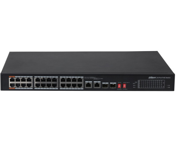 DAHUA PFS3226-24ET-240 24port Unmanaged PoE switch  IT KOMPONENTE I PERIFERIJA