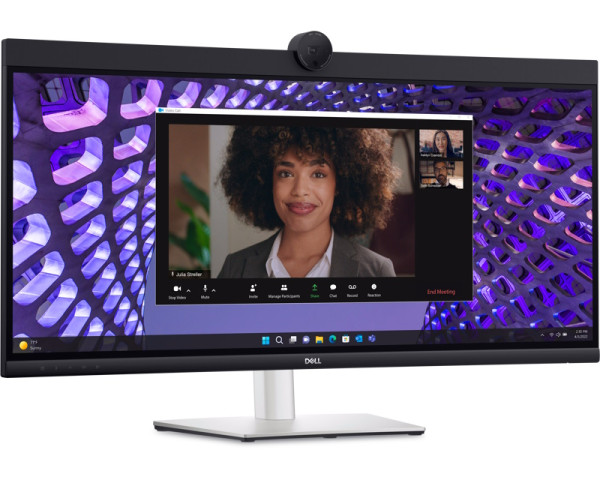 DELL 34.1 inch P3424WEB WQHD Video konferencijski zakrivljeni IPS monitor  MONITORI