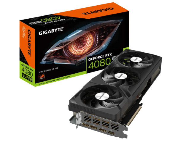 GIGABYTE nVidia GeForce RTX 4080 SUPER WINDFORCE V2 16GB GV-N408SWF3V2-16GD grafička karta IT KOMPONENTE I PERIFERIJA