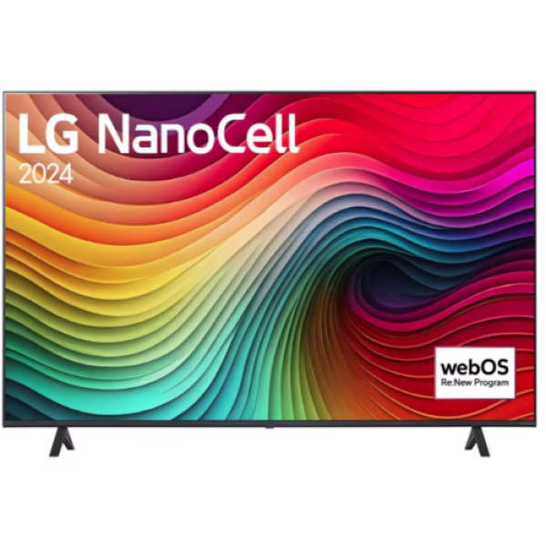 LG Televizor 65NANO82T3B 65'' NanoCell 4K smart webOS 24 crna TV, AUDIO,VIDEO