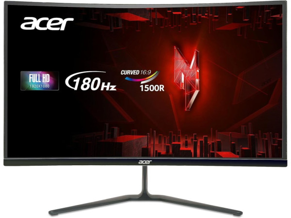 Acer Monitor Nitro ED270RS3BM 27'' VA, zakrivljen 1920x1080180Hz 1ms VRB HDMIx2, DP freesync VESA crna (UM.HE0EE.302)  MONITORI