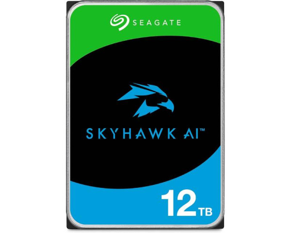 SEAGATE 12TB 3.5 inča SATA III 256MB ST12000VE001 SkyHawk Surveillance hard disk IT KOMPONENTE I PERIFERIJA