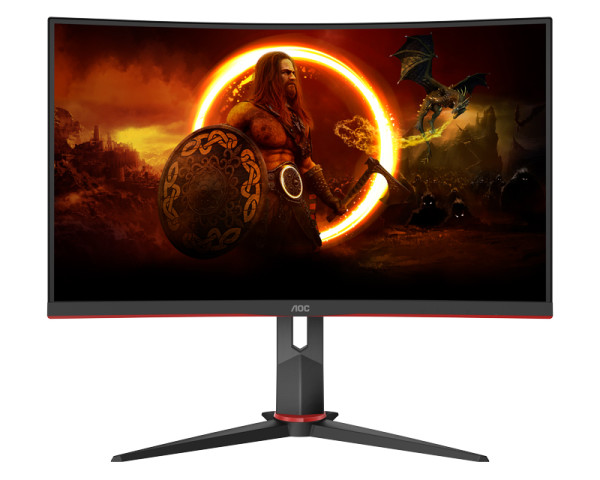 AOC 27 inča C27G2Z3BK WLED GAMING zakrivljeni monitor  MONITORI