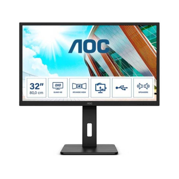 AOC Monitor Q32P2 31,5'' IPS 2560x1440 75Hz 4ms MONITORI