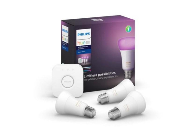 Philips PH052 LED HUE SIJALICA RGB SET 3/1 9W (60W) A60 E27 + BRIDGE POKUĆSTVO