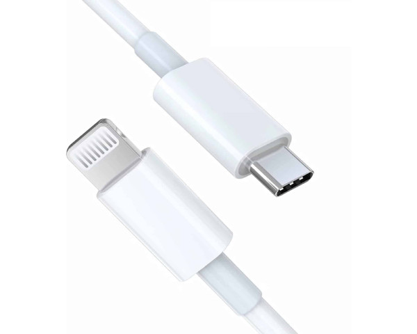 E-GREEN Kabl 3.1 USB tip C na iPhone Lighting 5,6,7 2.4 A, 2m beli  IT KOMPONENTE I PERIFERIJA