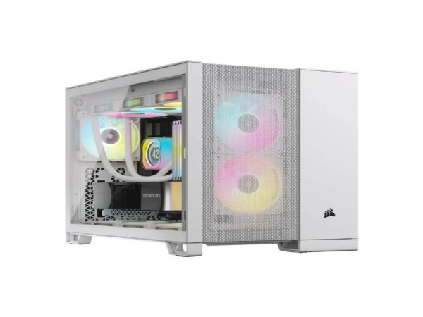 Corsair Kućište 2500D AIRFLOW Mid-Tower ATX kaljeno staklo bez napajanja bela (CC-9011264-WW)  IT KOMPONENTE I PERIFERIJA