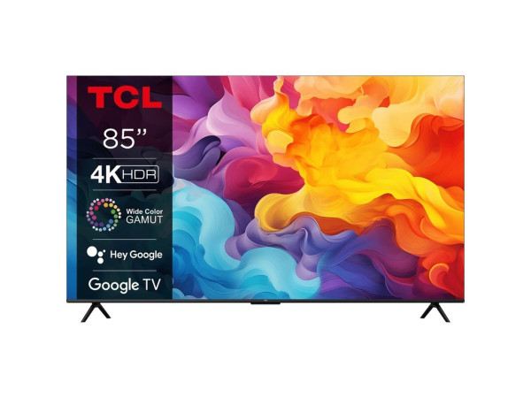 TCL Televizor 85V6B LED 85'' 4K HDR 60Hz Google TV crna TV, AUDIO,VIDEO