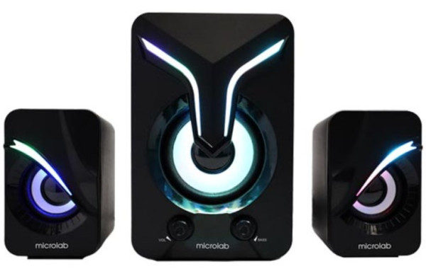 Microlab U270 Phenix Stereo zvucnici, black 11W (5W, 2x3W)USB power,3,5mm LED IT KOMPONENTE I PERIFERIJA