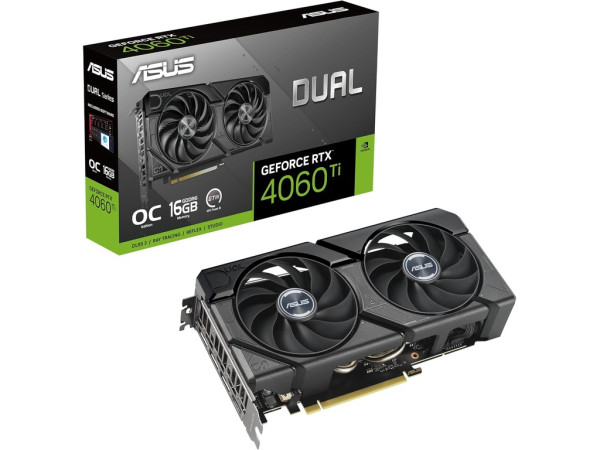 Asus Grafička karta DUAL-RTX4060TI-O16G-EVO NVD 16GB GDDR6 128bit crna (90YV0JH8-M0NA00)  IT KOMPONENTE I PERIFERIJA