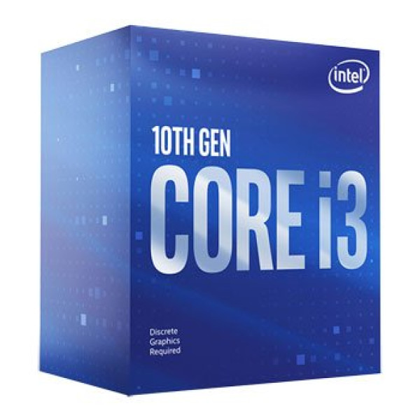 Intel Procesor Core i3 i3-10100F 4C 8T 4.3GHz 6MB 65W LGA1200 Comet Lake 14nm BOX IT KOMPONENTE I PERIFERIJA