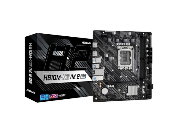 ASROCK Matična ploča H610M-H2M.2 D5 LGA1700 (90-MXBML0-A0UAYZ)  IT KOMPONENTE I PERIFERIJA