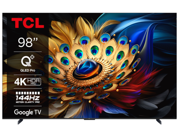 TCL Televizor 98C655QLED 98'' 4K UHD 144Hz Google TV crna TV, AUDIO,VIDEO