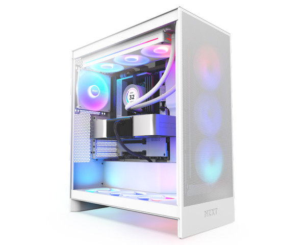 NZXT H7 Flow RGB kućište belo (CM-H72FW-R1)  IT KOMPONENTE I PERIFERIJA