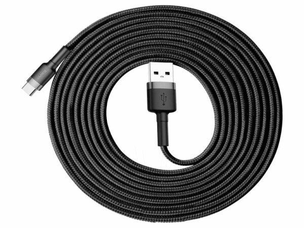 Baseus Kabl Cafule USB to Type-C 3m sivo-crna (CATKLF-UG1)  IT KOMPONENTE I PERIFERIJA