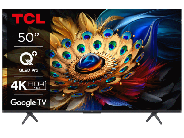 TCL Televizor 50C655 QLED 50''4K HDR PRO Google TV TV, AUDIO,VIDEO