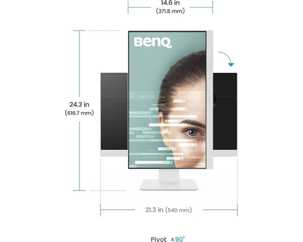 BENQ 23.8 inča GW2486TC  IPS LED monitor beli  MONITORI