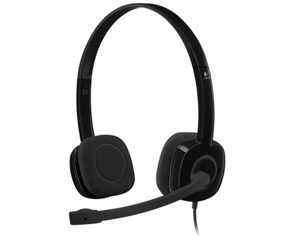 LOGITECH_ H151 Stereo Headset single jack slušalice sa mikrofonom crne  IT KOMPONENTE I PERIFERIJA