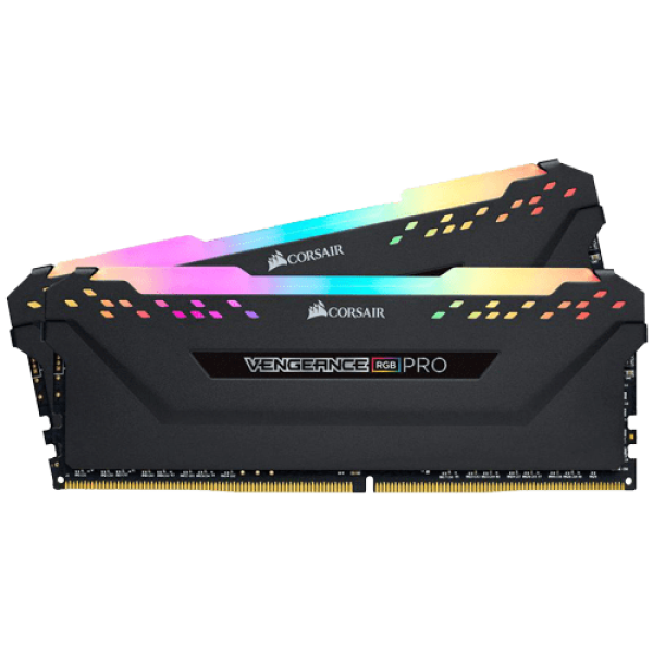 Corsair Memorija DDR4 16GB (2x8GB) 3200Mhz Vengeance RGB PRO black (CMW16GX4M2C3200C16)  IT KOMPONENTE I PERIFERIJA