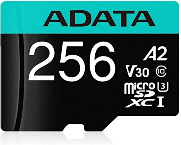A-DATA UHS-I U3 MicroSDHC 256GB V30S class 10 + adapter AUSDX256GUI3V30SA2-RA1 IT KOMPONENTE I PERIFERIJA