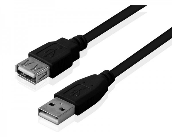 FAST ASIA Kabl USB A - USB A MF (produžni) 5m crni IT KOMPONENTE I PERIFERIJA