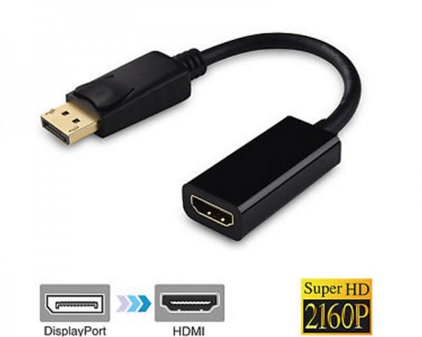 FAST ASIA Adapter-konvertor Display Port na HDMI 4 K IT KOMPONENTE I PERIFERIJA