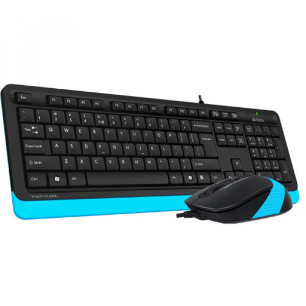 A4 TECH F1010 FSTYLER USB US plava tastatura + USB plavi miš IT KOMPONENTE I PERIFERIJA