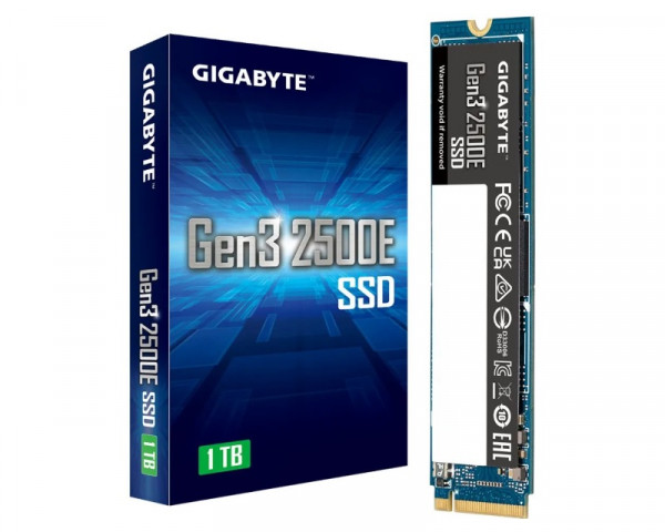 GIGABYTE 1TB M.2 PCIe Gen3 x4 NVMe 2500E SSD G325E1TB IT KOMPONENTE I PERIFERIJA