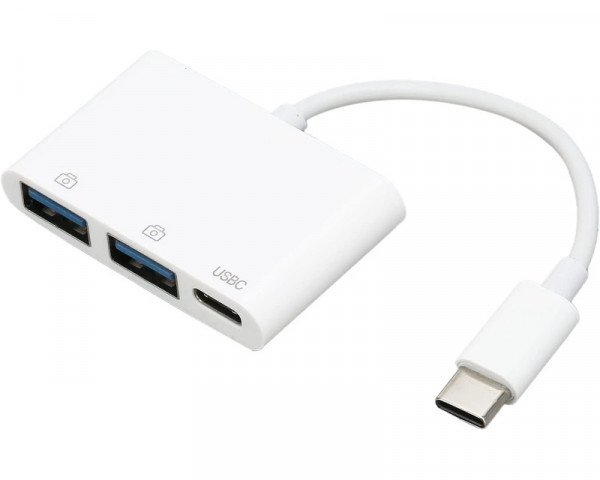 FAST ASIA Adapter TIP-C na 2xUSB+TIP-C IT KOMPONENTE I PERIFERIJA