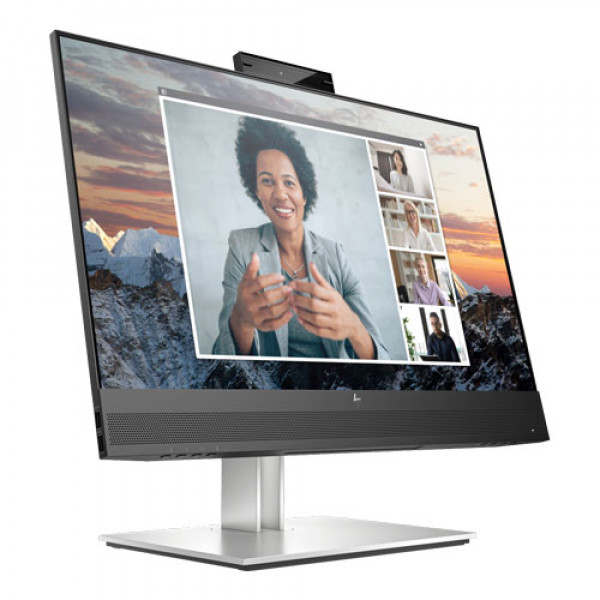 HP Monitor E24m Conference 23.8'' IPS FHD 60Hz 5ms HDMI, DP, 4USB-A, USB-C dock 65W, RJ45 pivot, visina 3g (40Z32AA) MONITORI