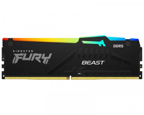 KINGSTON DIMM DDR5 8GB 5600MTs KF556C36BBEA-8 Fury Beast RGB EXPO IT KOMPONENTE I PERIFERIJA